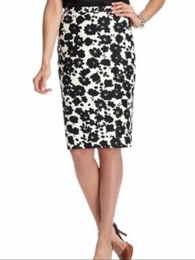 Ann Taylor Loft Floral Pencil Skirt